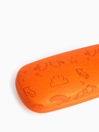 Футляр для очков на хлопушке «Выбражулька», с рисунком, размер 16×6×3.5 см, оранжевый - Фото 4