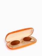 Футляр для очков на хлопушке «Выбражулька», с рисунком, размер 16×6×3.5 см, оранжевый - Фото 5