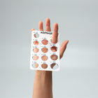 Набор для измерения размера кольца «Кольцемер-лента, лист», 11.5×0.8×0.8 см, цвет белый - Фото 12