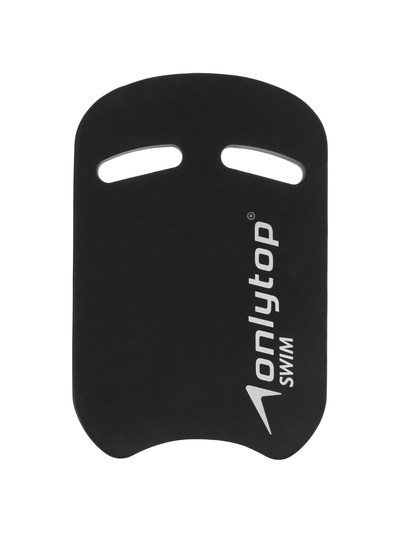 Доска для плавания ONLYTOP, 44×28×3.3 см, чёрная
