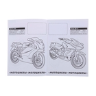раскраска с наклейками Мотоциклы 16стр - Фото 2