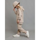 Худи детское Batik, рост 134 см, коричневое - Фото 3