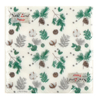 Салфетки новогодние бумажные «Веточки», двухслойные, 33×33 см, 20 шт. - Фото 2