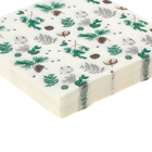 Салфетки новогодние бумажные «Веточки», двухслойные, 33×33 см, 20 шт. - Фото 5