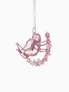 Ёлочная игрушка «Зимнее волшебство. Ангел на звездах» пластик, 7×8 см, сиреневый перелив - Фото 7