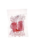 Ёлочные игрушки 2 шт. «Зимнее волшебство. Ажурные конфеты», 9.5×3.5 см, сиреневый перелив 10497754