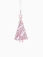 Ёлочная игрушка «Зимнее волшебство. Елочка воздушная», 13×5.5 см, сиреневый перелив - фото 58016043