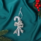 Ёлочная игрушка «Зимнее волшебство. Волшебная палочка», 11×5 см, прозрачный - Фото 2