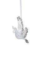 Ёлочная игрушка «Зимнее волшебство. Волшебный голубь», 11×2 см, прозрачный - Фото 7