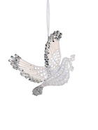 Ёлочная игрушка «Зимнее волшебство. Волшебный голубь», 11×2 см, прозрачный - Фото 8