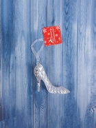 Ёлочная игрушка «Зимнее волшебство. Туфелька», 7×8 см, белый - Фото 4