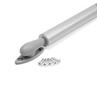 Газовый лифт ТУНДРА GG080GR, 80N, с доводчиком, серый, 2 шт. TMP 10771948