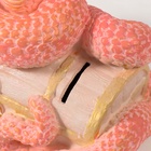 Новогодняя копилка "Кобра на сундуке "  20 х 17 х 12 см, розовый - фото 26361479 Новогодняя копилка "Кобра на сундуке "  20 х 17 х 12 см, розовый - фото 26361479