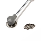 Газлифт 80N CAPPIO, доводчик, бесшумное открывание/закрывание, серый, 2 шт. - Фото 10