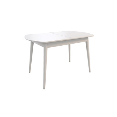 Стол обеденный раздвижной «Сальса», 1560×750×750 мм, цвет белый
