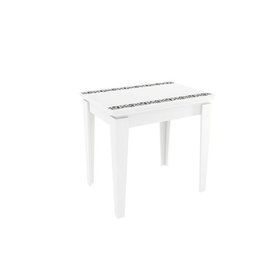 Стол обеденный раскладной «Фантазия», 800(1200)×600(800)×770(760) мм, цвет белый