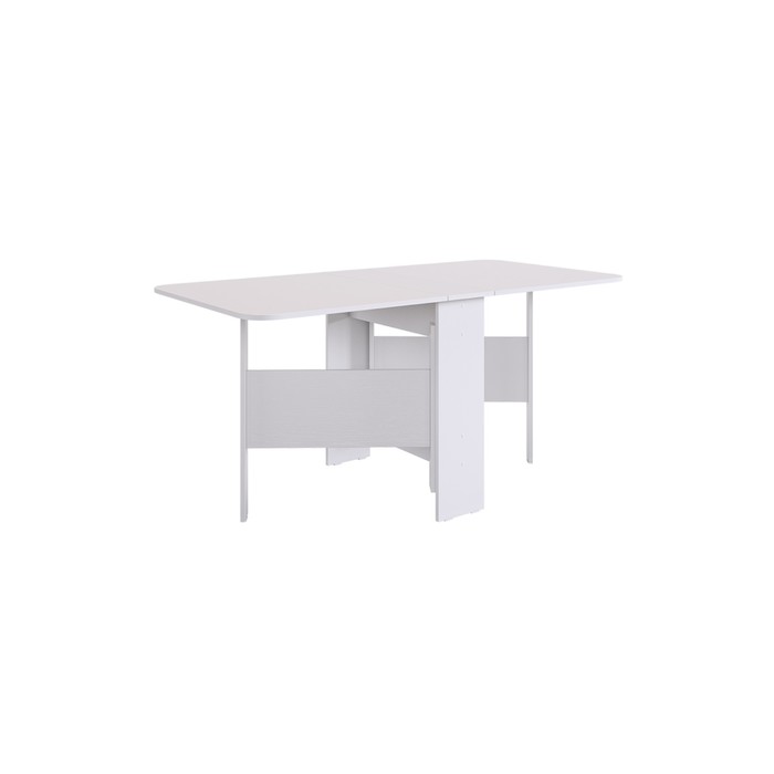 Стол – книжка раскладной «Мечта 2», 1600×800×750 мм, цвет белое дерево/белое дерево - Фото 1