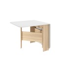 Стол – книжка раскладной «Мечта 2», 1600×800×750 мм, цвет дуб сонома/белый - Фото 2