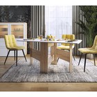 Стол – книжка раскладной «Мечта 2», 1600×800×750 мм, цвет дуб сонома/белый - Фото 5