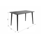 Стол обеденный «Сканди 1», 1200×750×750 мм, цвет белый/светлый лак - Фото 2