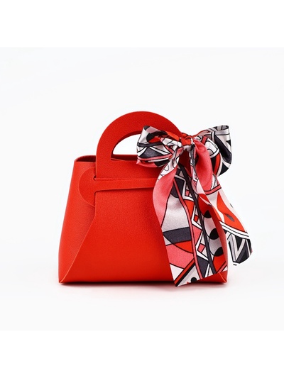 Сумочка подарочная «Красная», 12 х 13 х 5.5 см