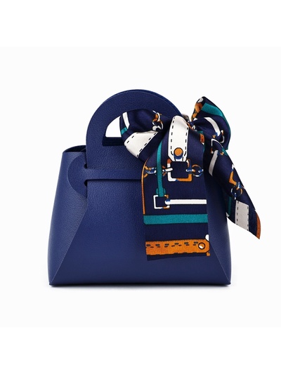 Сумочка подарочная «Синяя», 12 х 13 х 5.5 см