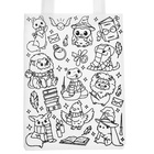 Сумка-шопер раскраска «Стикеры волшебники» - Фото 3