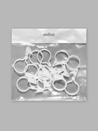 Кольцо для карниза, с зажимом, d=33/38 мм, 12 шт., белое - Фото 5