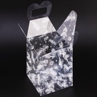 Коробка подарочная новогодняя складная ПВХ «Новогодние веточки» 12?12?15 см (комплект 5 шт) - фото 59385484 Коробка подарочная новогодняя складная ПВХ «Новогодние веточки» 12?12?15 см (комплект 5 шт) - фото 59385484