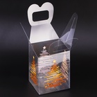 Коробка подарочная новогодняя складная ПВХ «Ёлочка» 12×12×15 см - фото 118987475 Коробка подарочная новогодняя складная ПВХ «Ёлочка» 12×12×15 см - фото 118987475