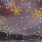 Коробка подарочная новогодняя складная ПВХ «Снежинки» 7×7×7 см - Фото 3