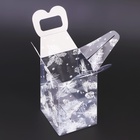 Коробка подарочная новогодняя складная ПВХ «Метель» 12?7?7 см (комплект 5 шт) - фото 59385504