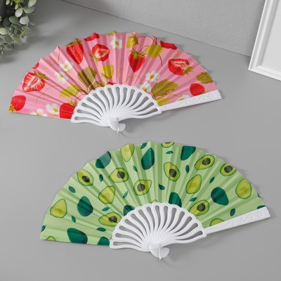 Веер складной «Летнее настроение», 23 см, МИКС