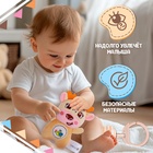 Развивающая погремушка - подвеска «Олень», цвет жёлтый - Фото 2