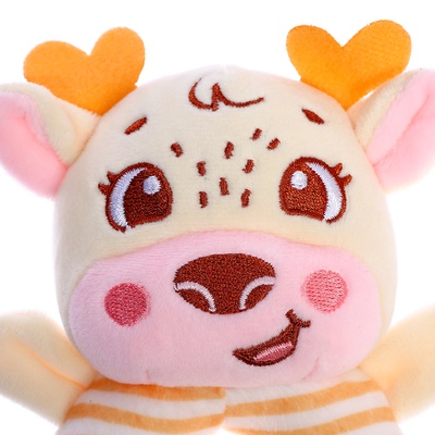 Развивающая погремушка «Олень», цвет жёлтый