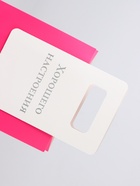 Пакет подарочный ламинированный с вырубной ручкой, 18×23×9 см, фуксия - Фото 3