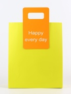 Пакет подарочный ламинированный с вырубной ручкой, 26×32×10 см, лайм - Фото 2