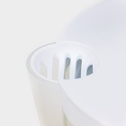 УЦЕНКА Центрифуга для сушки зелени Доляна Fresh cook, 2 л, пластик, цвет белый/зелёный - Фото 3