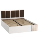 Кровать «Либерти» 51.26, 160×200 см, ортопедическое основание, цвет белый / дуб каньон - Фото 2