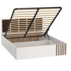 Кровать с ПМ «Либерти» 51.26, 160×200 см, цвет белый / дуб каньон - Фото 3