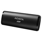 Накопитель SSD A-Data USB-C 1TB ASE760-1TU32G2-CBK SE760 1.8" черный - Фото 1