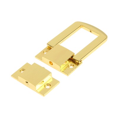 Замок-защелка на ящик ZM01, 4.3×3.2 см, цвет золото, 4 шт. TMP