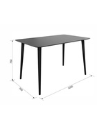 Стол обеденный «Сканди 1», 1200×750×750 мм, цвет кофейный/венге - Фото 2