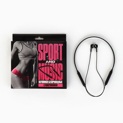 Беспроводные наушники с микрофоном Sport and music, модель LV-150