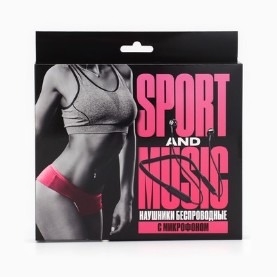 Беспроводные наушники с микрофоном Sport and music, модель LV-150