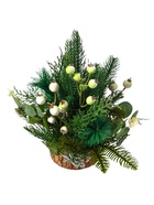 Новогодняя композиция на стол «Зимнее волшебство. Лесной фестиваль», веточки ягод, 30 см - Фото 3
