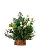 Новогодняя композиция на стол «Зимнее волшебство. Лесной фестиваль», веточки ягод, 30 см - Фото 5