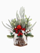 Новогодняя композиция на стол «Зимнее волшебство. Яркая сказка», 35 см - фото 60151131