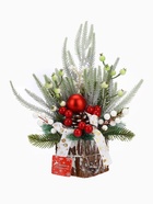 Новогодняя композиция на стол «Зимнее волшебство. Яркая сказка», 35 см - фото 60151134