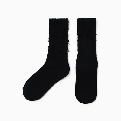 Носки женские MINAKU, чёрные, размер 36-41